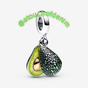 Pandora Avocado Double Dangle Charm